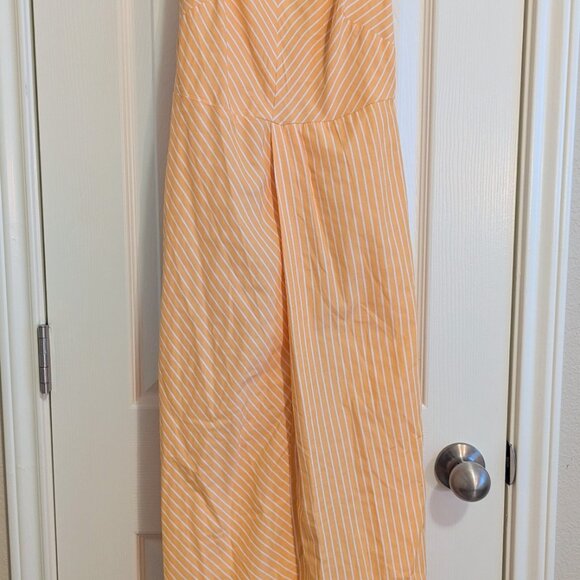 NWT MANGO Yellow Stripe A-Line Sundress from Nordstrom - Picture 6 of 7